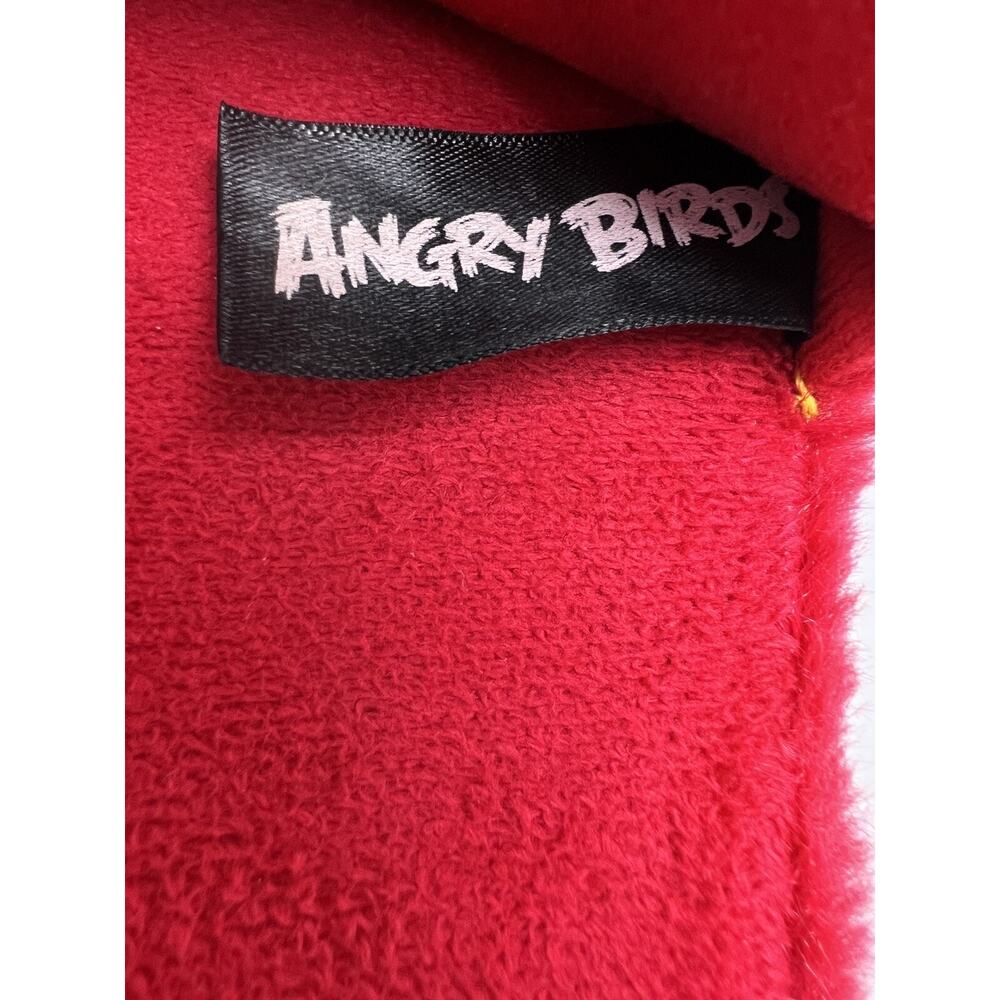 Angry Birds Slippers Child’s Red Bird Plush Size Large (4-5) - Picture 2 of 7